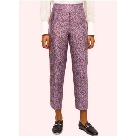 kate spade new york Pants - KATE SPADE New York Womens 10 Jacquard PANTS Cropped Party Bubbles Design‎ $398